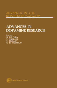 表紙画像: Advances in Dopamine Research: Proceeding of a Satellite Symposium to the 8th International Congress of Pharmacology, Okayama, Japan, July 1981 9780080273914