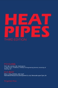 Cover image: Heat Pipes 3rd edition 9780080293561