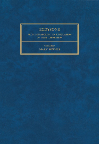 صورة الغلاف: Ecdysone: From Metabolism to Regulation of Gene Expression 9780080320168