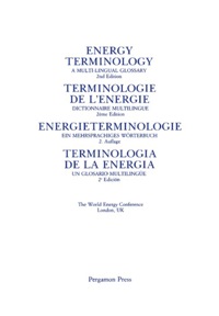 Imagen de portada: Energy Terminology: A Multi-Lingual Glossary 2nd edition 9780080340715