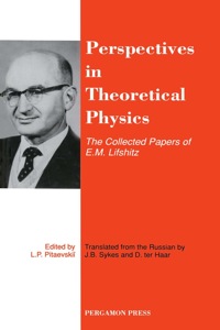 Imagen de portada: Perspectives in Theoretical Physics: The Collected Papers of E\M\Lifshitz 9780080363646