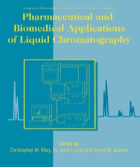 Omslagafbeelding: Pharmaceutical and Biomedical Applications of Liquid Chromatography 9780080410098