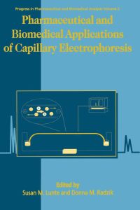 Omslagafbeelding: Pharmaceutical & Biomedical Applications of Capillary Electrophoresis 9780080420141