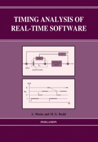 表紙画像: Timing Analysis of Real-Time Software 9780080420264