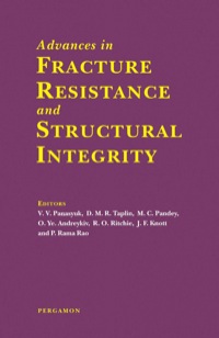 表紙画像: Advances in Fracture Resistance and Structural Integrity 9780080422565