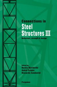 Imagen de portada: Connections in Steel Structures III: Behaviour, Strength and Design 9780080428215