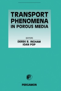 Cover image: Transport Phenomena in Porous Media 9780080428437