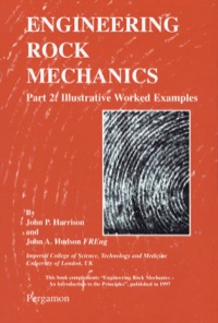 Cover image: ENGINEERING ROCK MECHANICS PART 2: ILLUSTRATIVE WORKED EXAMPLES: ILLUSTRATIVE WORKED EXAMPLES 9780080430102