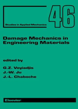 Cover image: Damage Mechanics in Engineering Materials 9780080433226