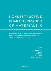 Cover image: Nondestructive Characterization of Materials X 9780080437996