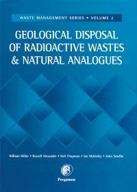 Omslagafbeelding: Geological Disposal of Radioactive Wastes and Natural Analogues 9780080438528