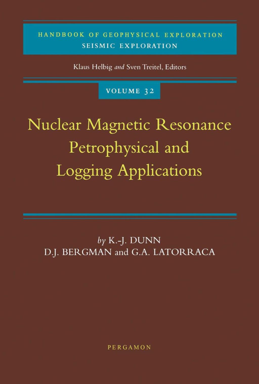 Nuclear Magnetic Resonance: Petrophysical and Logging Applications