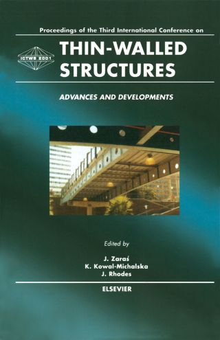 Immagine di copertina: Thin-Walled Structures - Advances and Developments 9780080439556