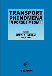Cover image: Transport Phenomena in Porous Media II 9780080439655