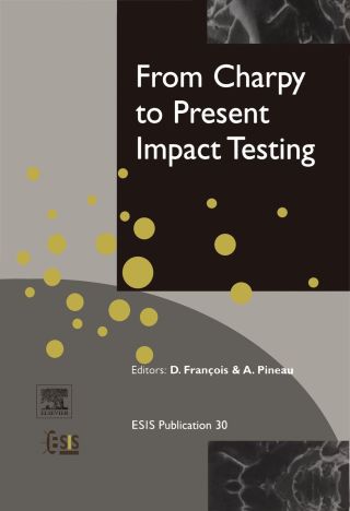 Cover image: From Charpy to Present Impact Testing 9780080439709