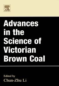 Cover image: Advances in the Science of Victorian Brown Coal 9780080442693