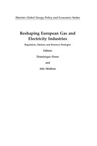 Cover image: Reshaping European Gas and Electricity Industries 9780080445502