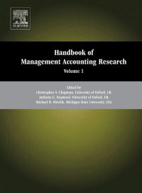 Omslagafbeelding: Handbook of Management Accounting Research 9780080445649