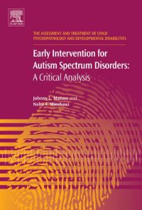 Imagen de portada: Early Intervention for Autism Spectrum Disorders: A Critical Analysis 9780080446752