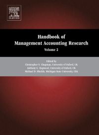 Cover image: Handbook of Management Accounting Research 9780080447544