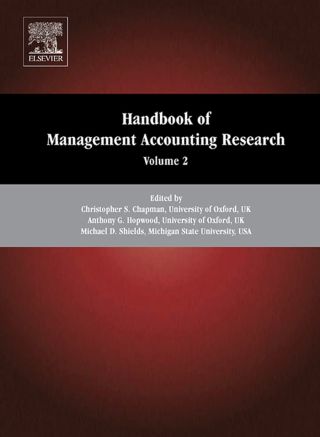 Imagen de portada: Handbook of Management Accounting Research 9780080447544