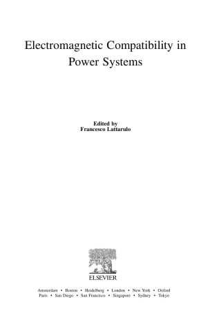 Immagine di copertina: Electromagnetic Compatibility in Power Systems 9780080452616