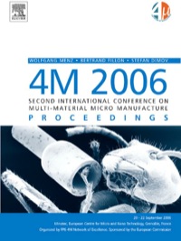 Cover image: 4M 2006 - Second International Conference on Multi-Material Micro Manufacture 9780080452630