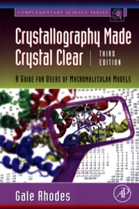 Cover image: Crystallography Made Crystal Clear 3rd edition 9780125870733