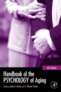 صورة الغلاف: Handbook of the Psychology of Aging 6th edition 9780121012649