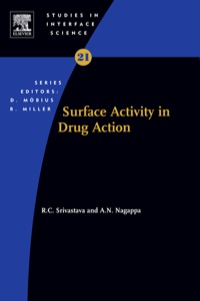 صورة الغلاف: Surface Activity in Drug Action 9780444517159