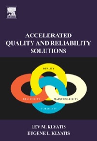 صورة الغلاف: Accelerated Quality and Reliability  Solutions 9780080449241
