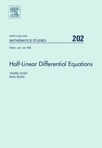 صورة الغلاف: Half-Linear Differential Equations 9780444520395