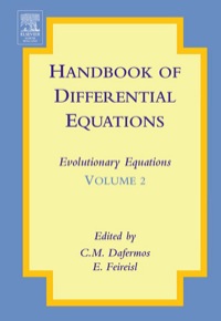 表紙画像: Handbook of Differential Equations: Evolutionary Equations: Evolutionary Equations 9780444520487