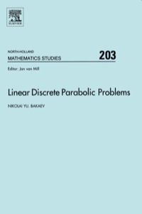 Cover image: Linear Discrete Parabolic Problems 9780444521408