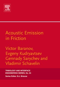 Cover image: Acoustic Emission in Friction 9780080451503