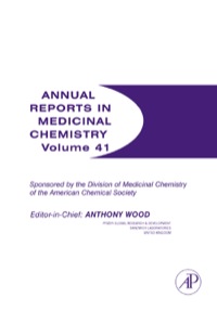 صورة الغلاف: Annual Reports in Medicinal Chemistry 9780120405411
