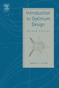 Cover image: Introduction to Optimum Design 2nd edition 9780120641550