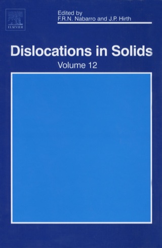Cover image: Dislocations in Solids 9780444514837