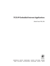 صورة الغلاف: TCP/IP Embedded Internet Applications 9780750657358