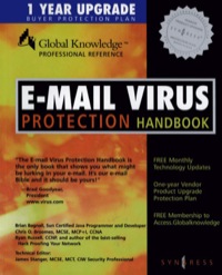Omslagafbeelding: E-Mail Virus Protection Handbook 9781928994237