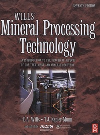 表紙画像: Wills' Mineral Processing Technology 7th edition 9780750644501
