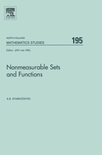 Cover image: Nonmeasurable Sets and Functions 9780444516268