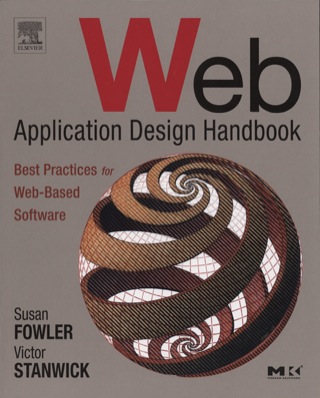 Cover image: Web Application Design Handbook 9781558607521
