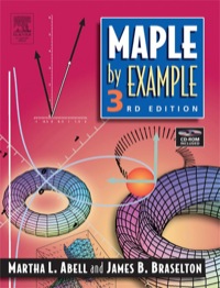 Immagine di copertina: Maple By Example 3rd edition 9780120885268