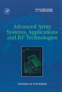 Cover image: Advanced Array Systems, Applications and RF Technologies 9780122629426