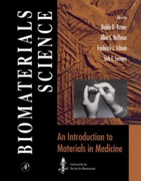 Imagen de portada: Biomaterials Science:: An Introduction to Materials in Medicine 9780125824613