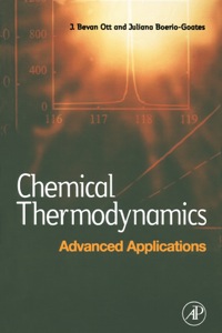 Immagine di copertina: Chemical Thermodynamics: Advanced Applications 9780125309851
