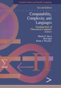Omslagafbeelding: Computability, Complexity, and Languages: Fundamentals of Theoretical Computer Science 2nd edition 9780122063824