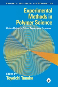 Cover image: Experimental Methods in Polymer Science: Modern Methods in Polymer Research and Technology 9780126832655