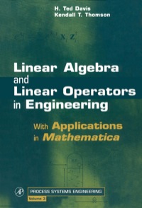 Imagen de portada: Linear Algebra and Linear Operators in Engineering 9780122063497